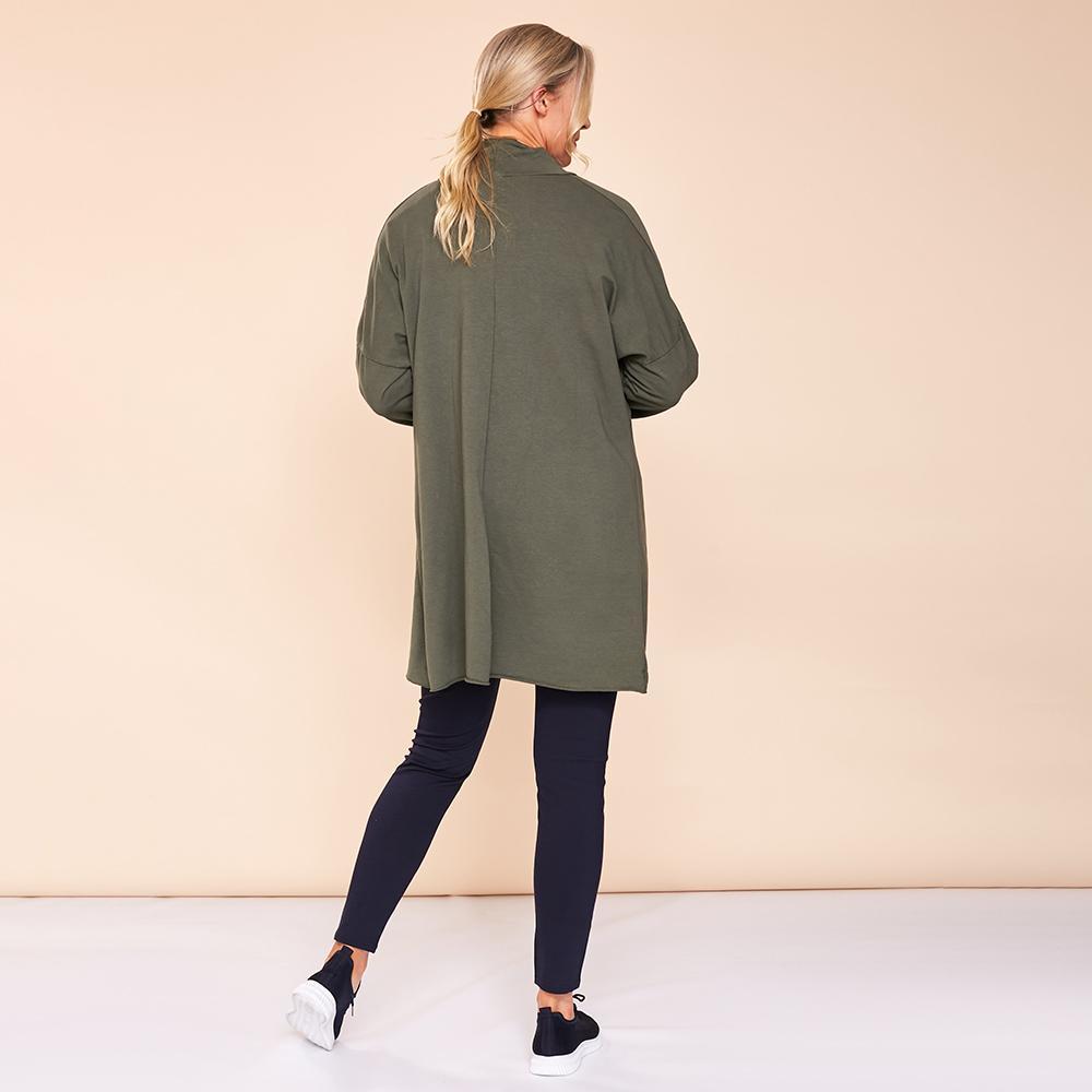 Saoirse Wrap Cardigan (Khaki)