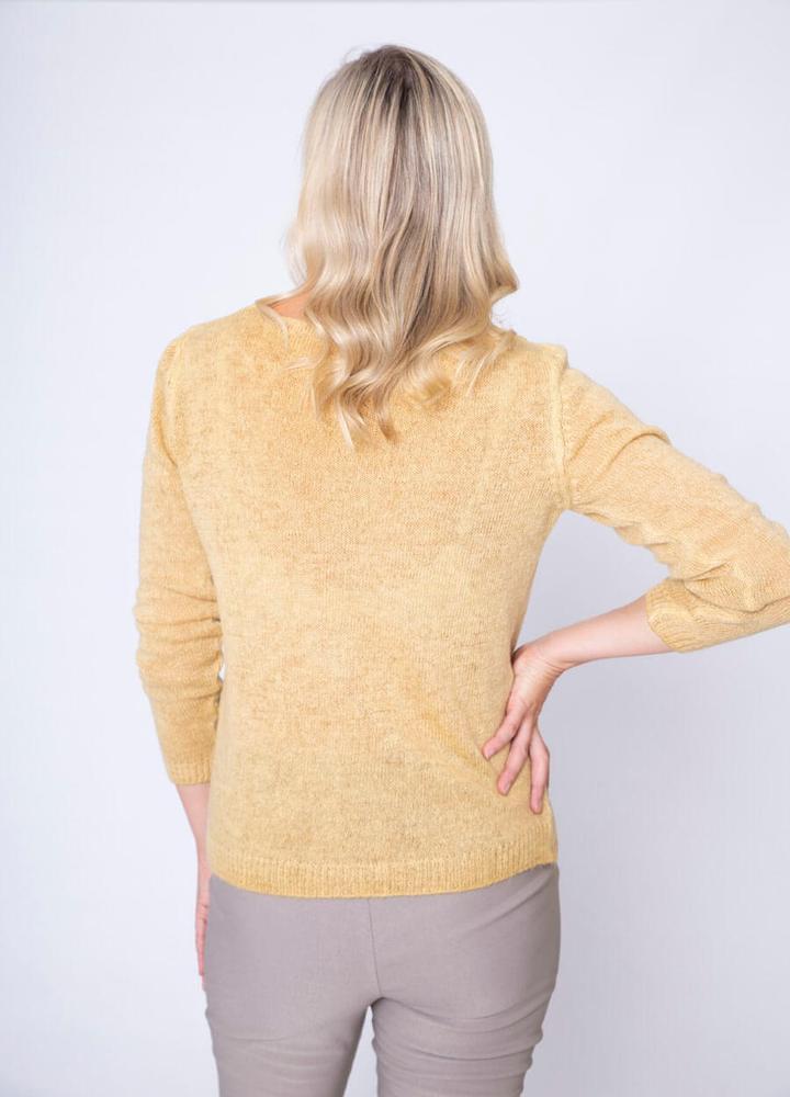 V Neck Mohair Jumper