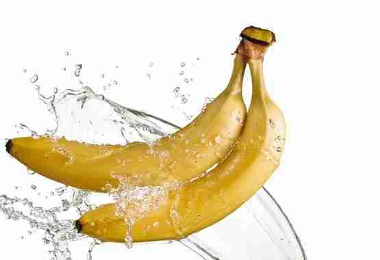 Bananen bestaan voor 75% uit water.