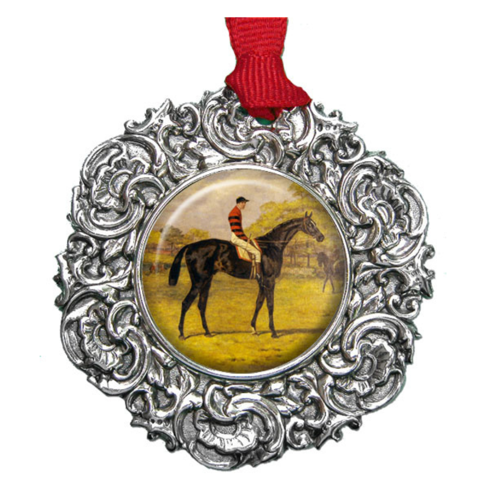 Racehorse Christmas Ornament