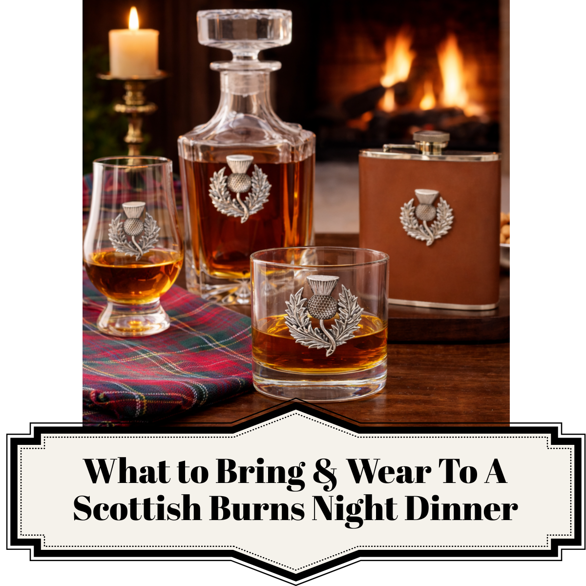 Learn the perfect gifts and what to wear to a Scottish Burn's Night dinner