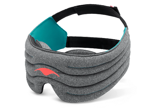 A weighted sleep mask with eye cups from Manta Sleep.