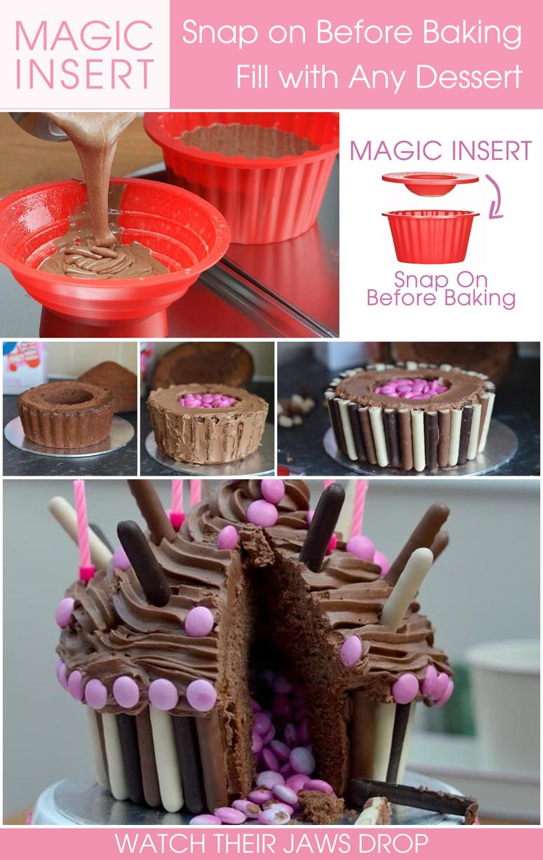 OMG Giant Cupcake Cake Baking Decorating Kit Apron Heroes