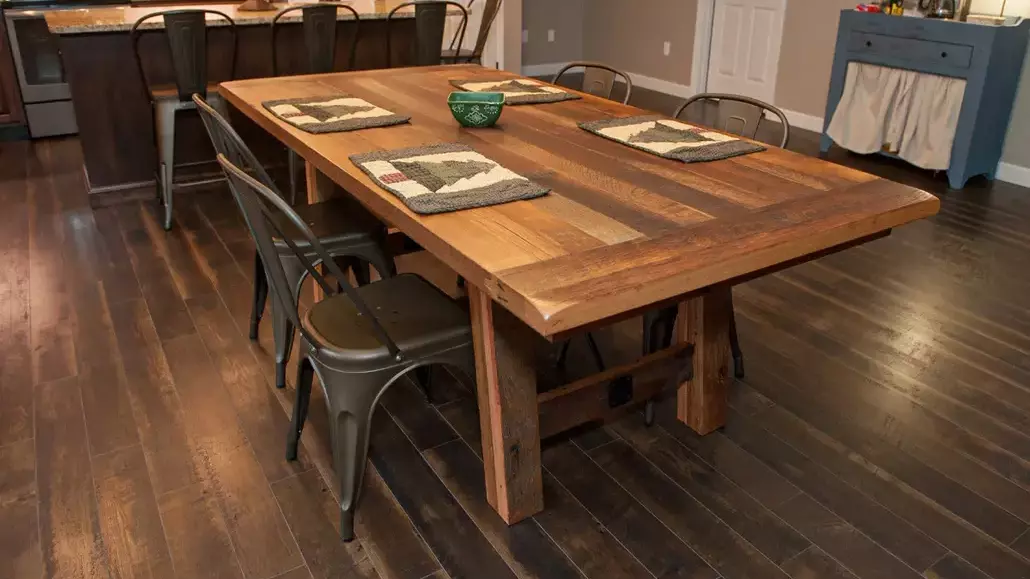 barnwood dining table