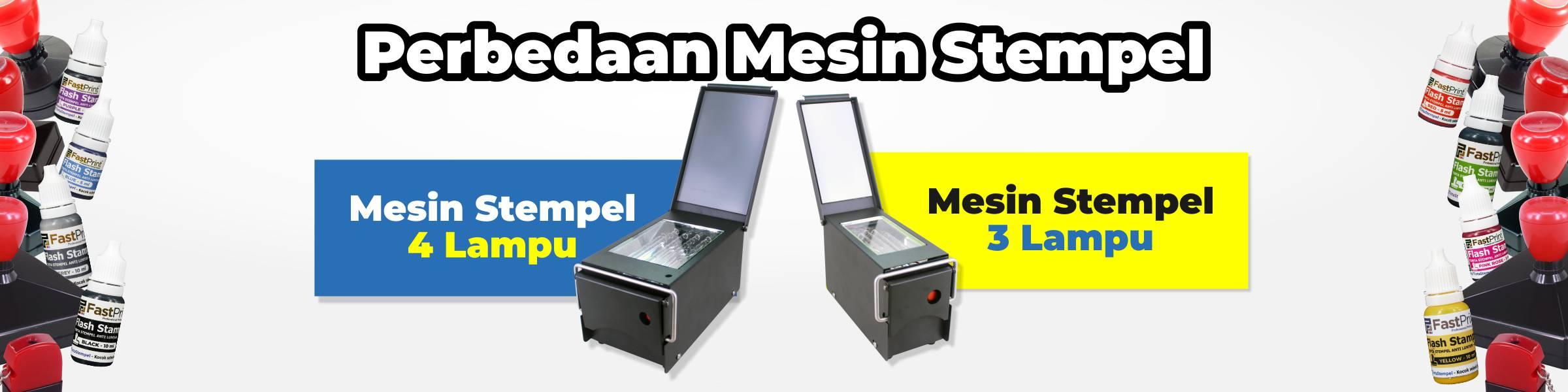 perbedaan mesin stempel 3 lampu dan 4 lampu