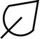 Environmentally conscious leaf icon
