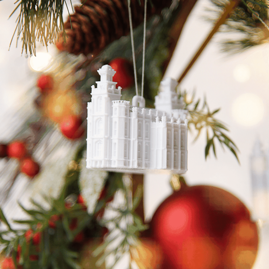 Logan Utah Temple Christmas Ornament