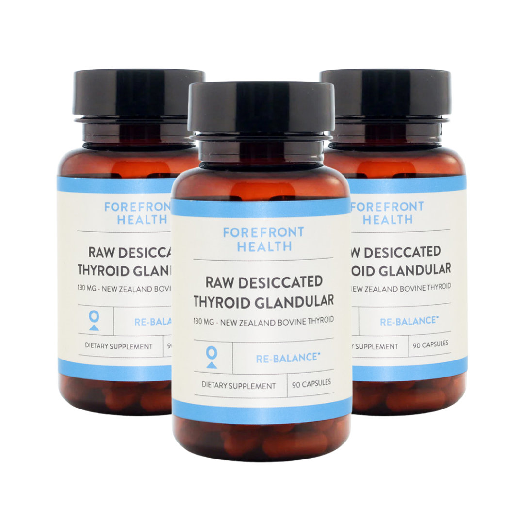 Raw Desiccated Thyroid (130 mg) - 90 Day Supply