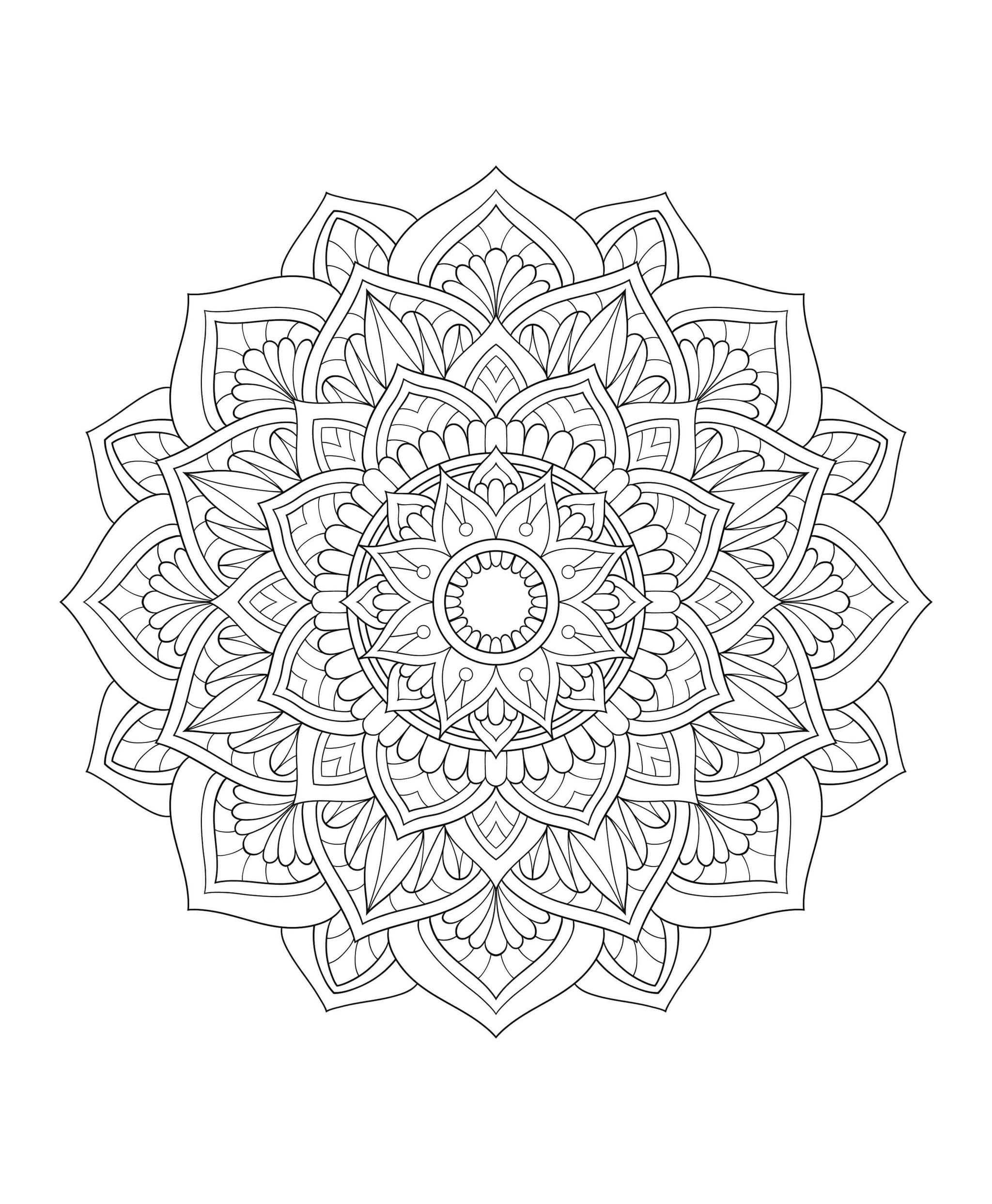 Poinsettia Mandala