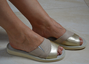 Aubrey - Women leather flip-flop - Reindeer Leather