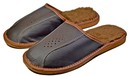 Browne - Mens winter leather slippers - Reindeer Leather