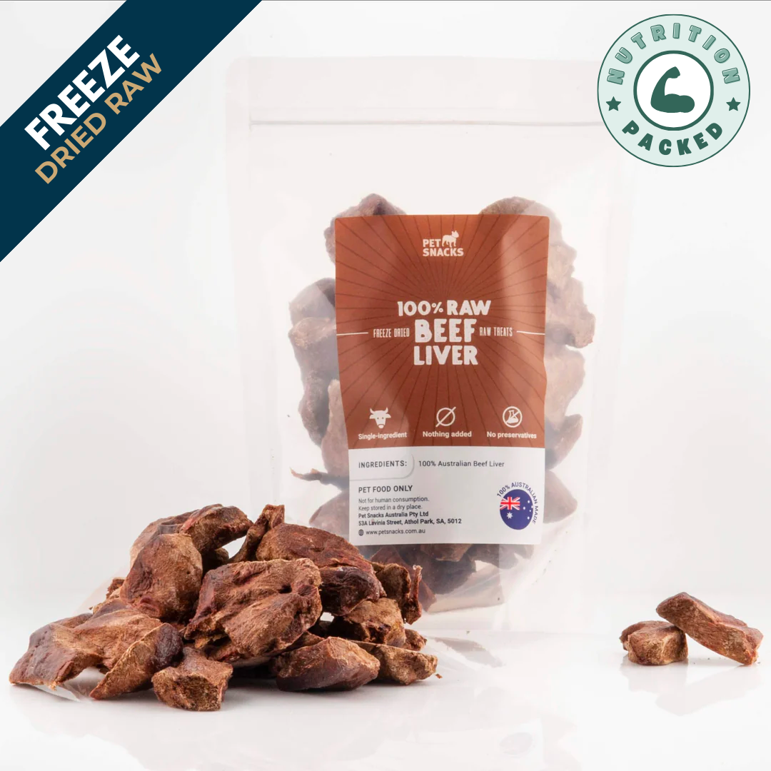 Raw Diced Beef Liver Treats Dog Treats Pet Snacks 
