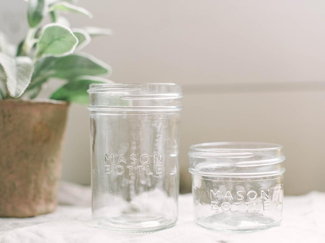 New Mason Bottle glass jars