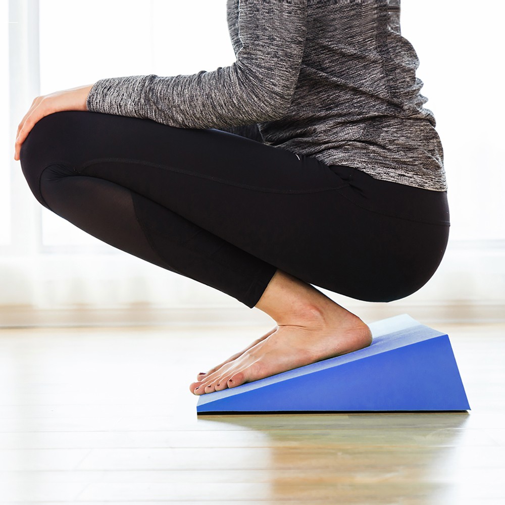 Yoga Wedge - Yoga Foam Slant Board Calf Stretch Foam Incline Yoga Foam Wedge  Blocks, Foot Stretch 