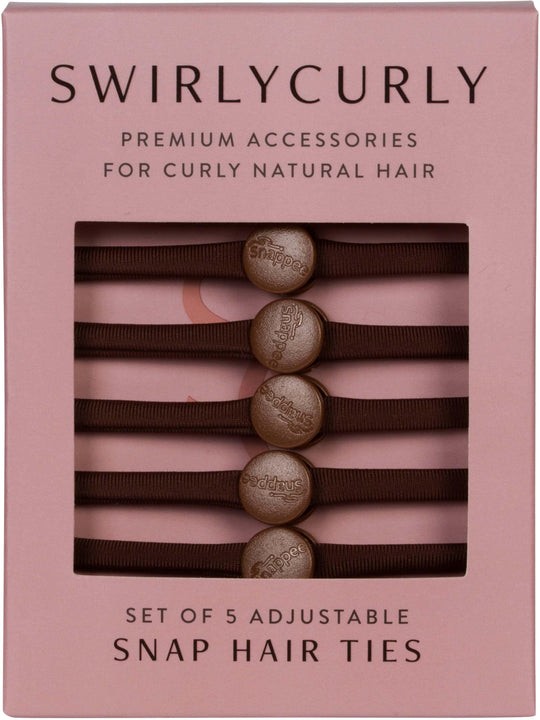 The Original Snappee™ Hair Ties | Ponytail Holders for Curly Hair