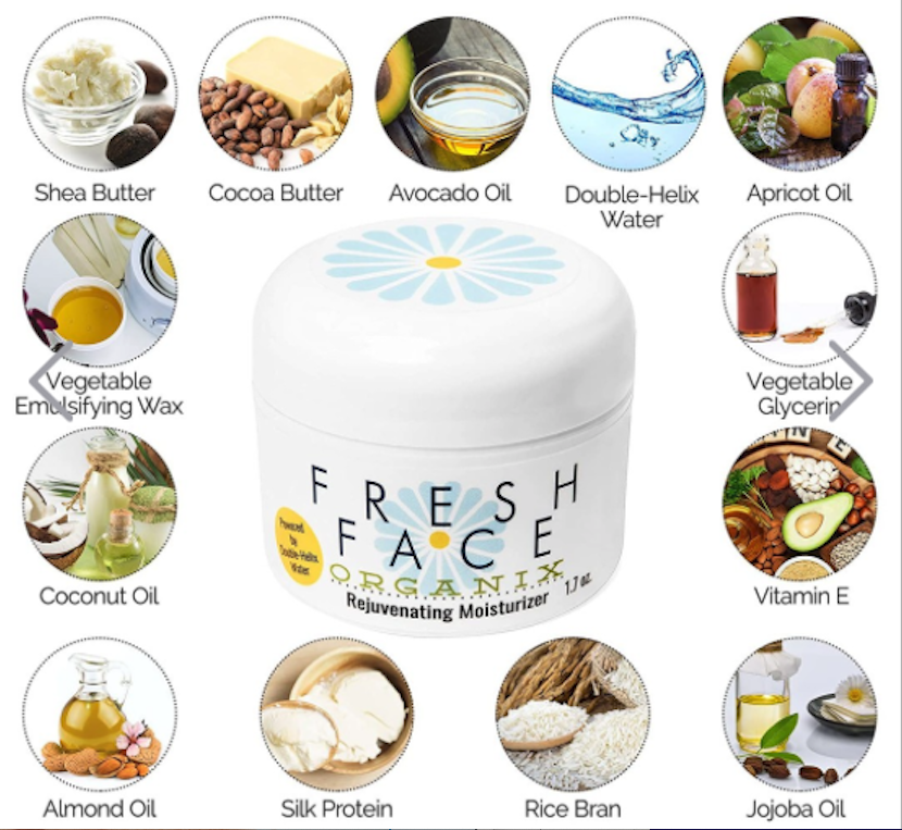 Fresh Face Organix Rejuvenating Moisturizer Ingredients