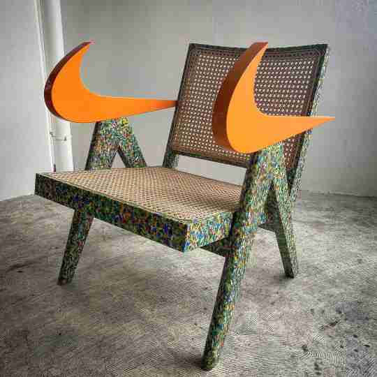 READYMADE Nike Swoosh Chair