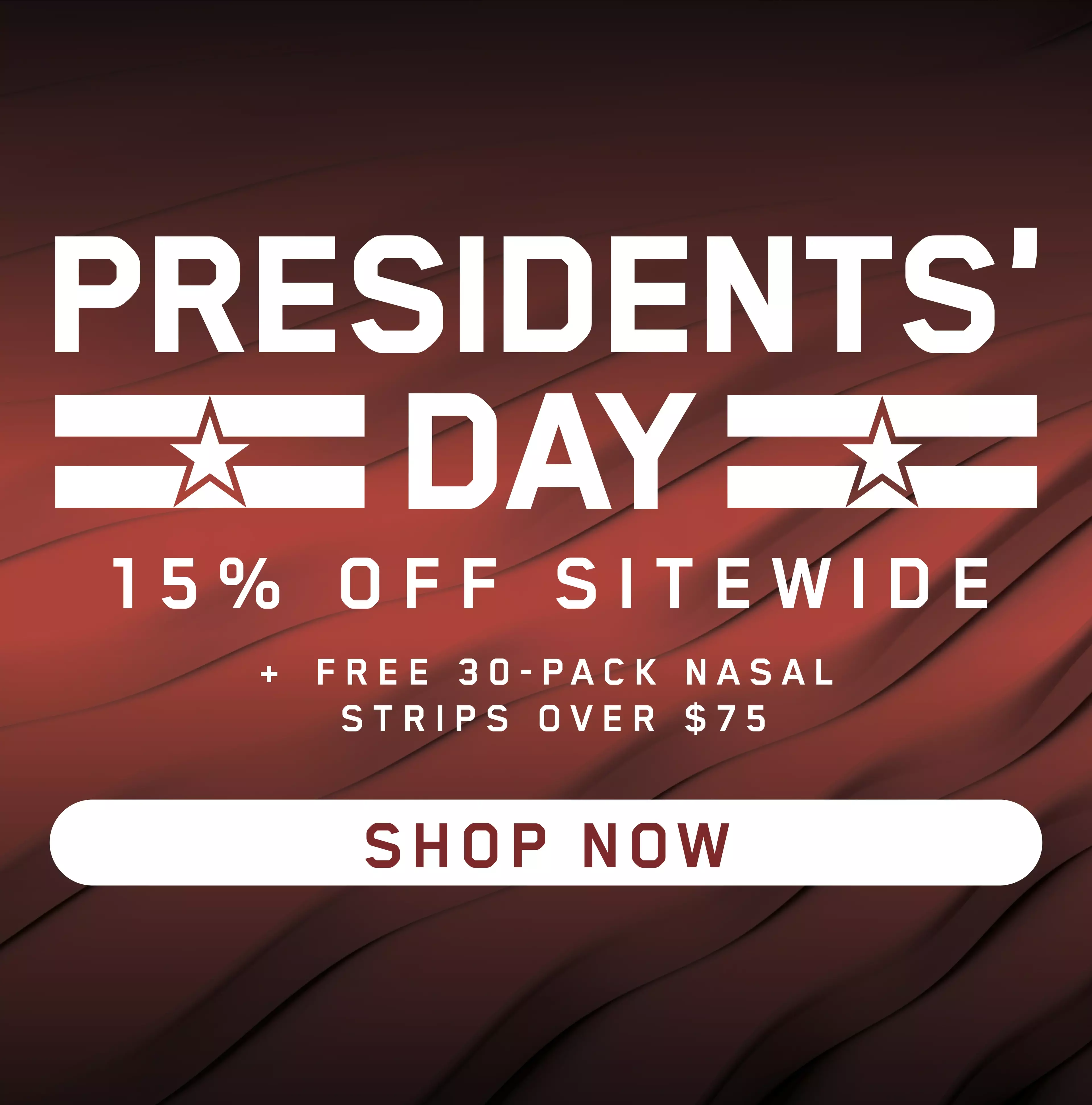 Presidents' Day Sale