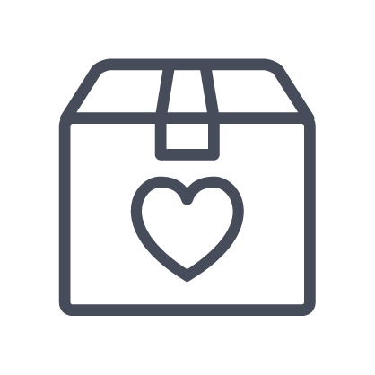 box with heart icon