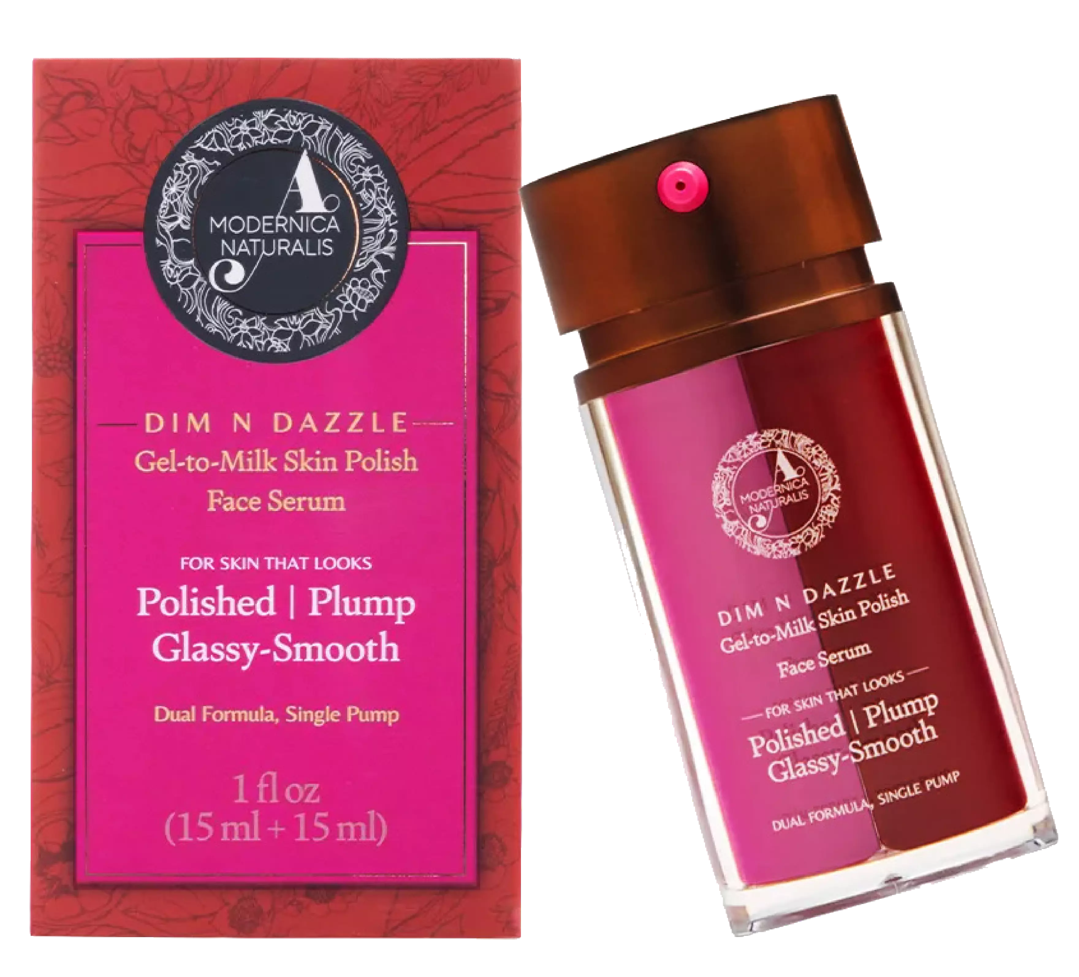 Dim N Dazzle Gel-to-Milk Skin Polish Serum