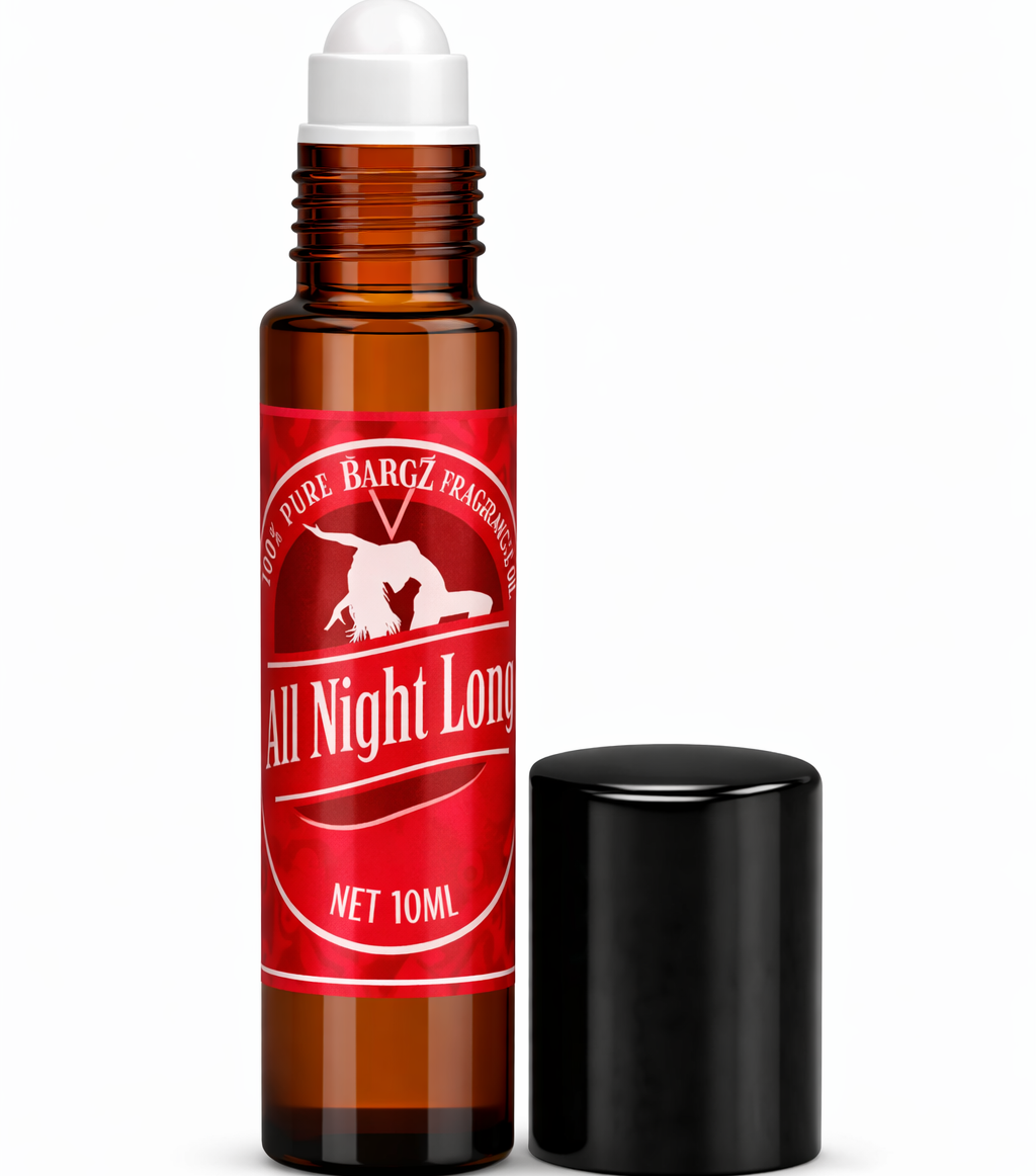 All Night Long Perfume Oil, Sweet And Evocative Fragrance 10ml (0.33oz) Roll on Bottle
