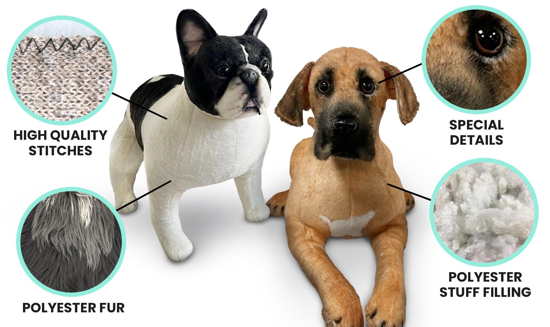 Cherish your furry friend forever with a custom stuffed animal of your pet. From pet stuffed animal clones to a stuffed animal of a deceased pet, we capture your pet’s essence. Create a custom dog plush, pet plush, or stuffed pet replica that brings comfort and memories.