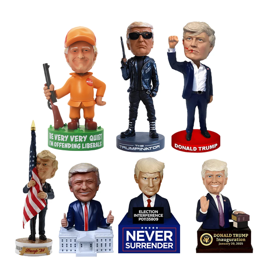 Trump Bobbleheads Complete Collection — 7 figures