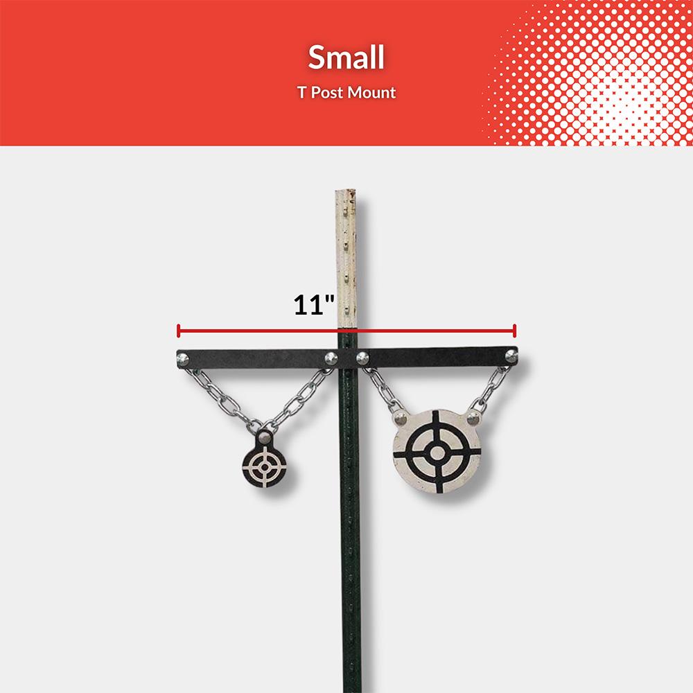 small tpost target hanger