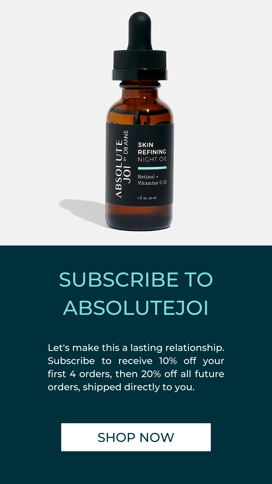Skin Care Subscription Banner