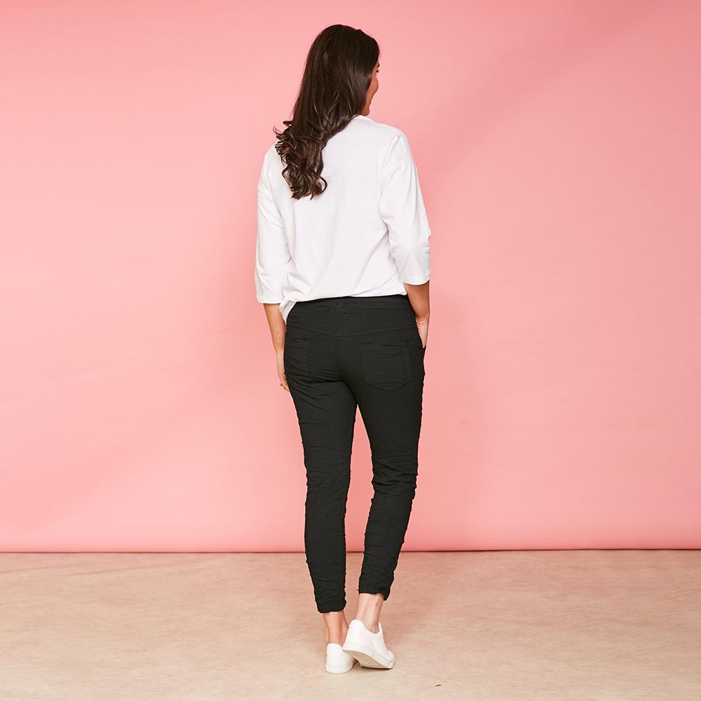 Charlie Relaxed Stretch Jogger(Black)
