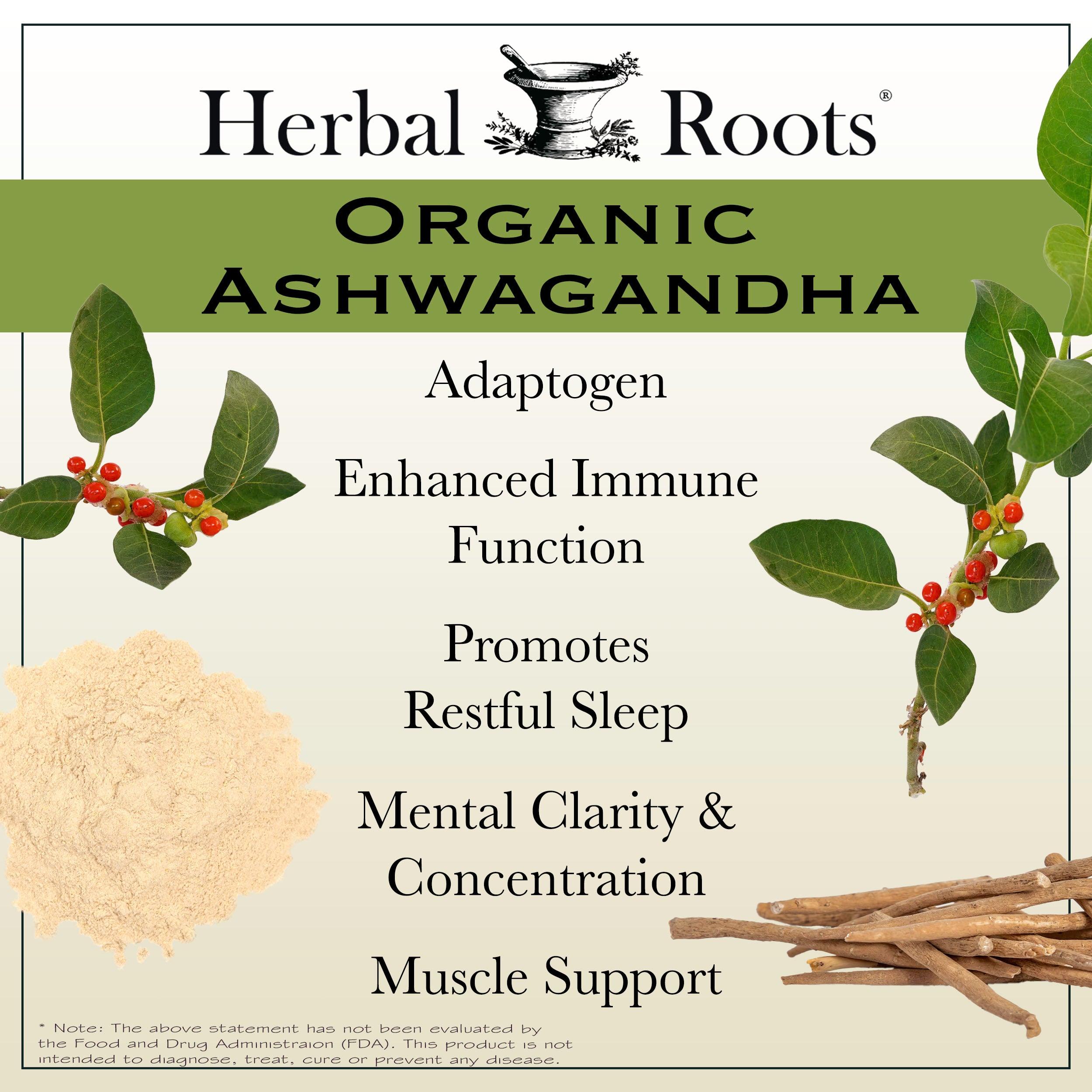 Supplement facts for Herbal Roots Korean Ginseng