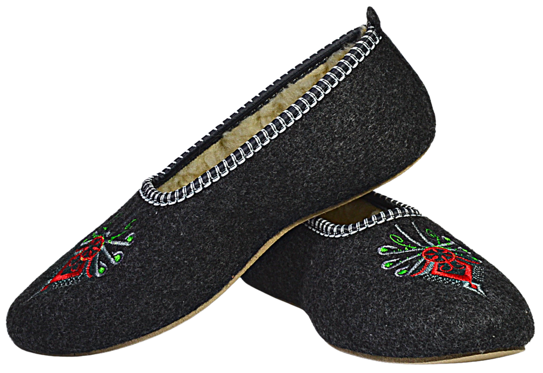 Amelia - Ladies black shoes - Reindeer Leather