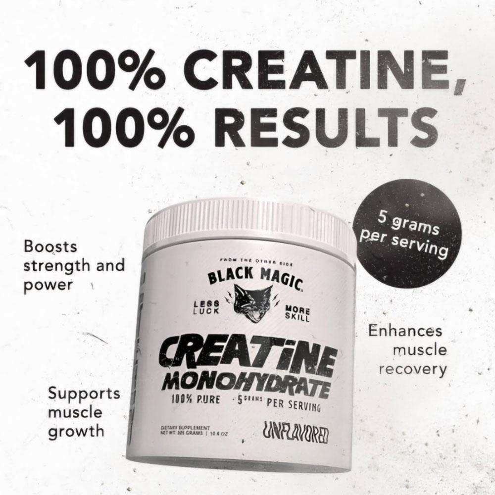 Black Magic Supply Creatine Monohydrate - Boost Muscle & Performance