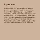 Balaayah Black Gram Body Booster - All Ingredients