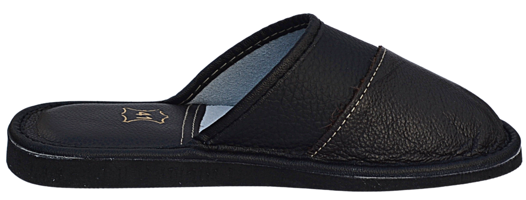 Carter - mens memory foam bedroom slippers - Reindeer Leather