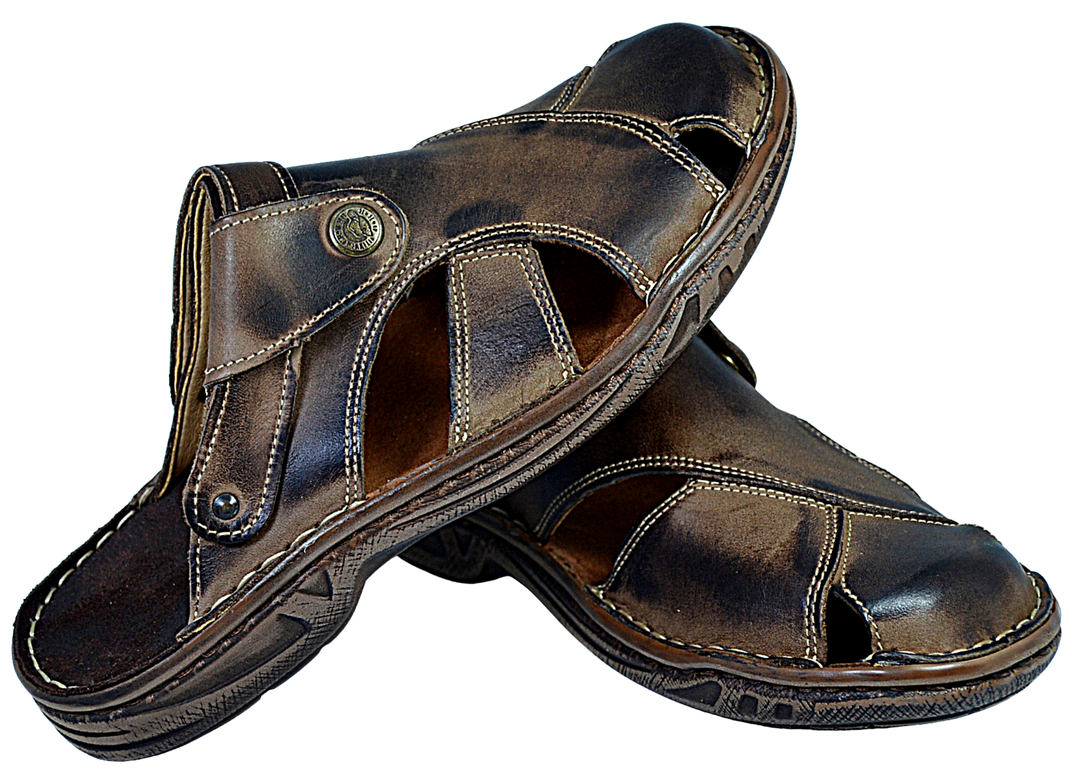 Liam - Mens leather clogs - Reindeer Leather