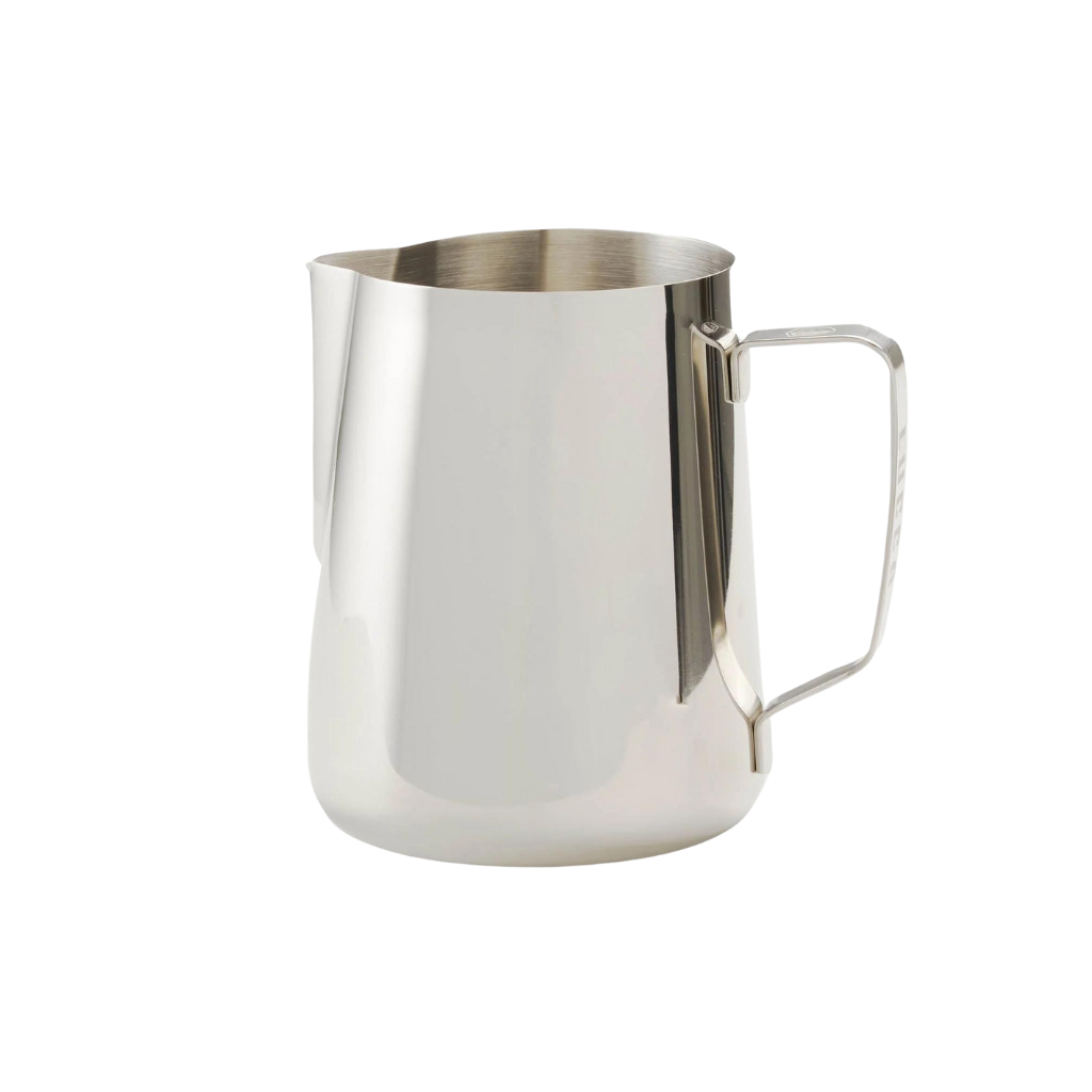 lucca stainless steel milk steaming pitcher