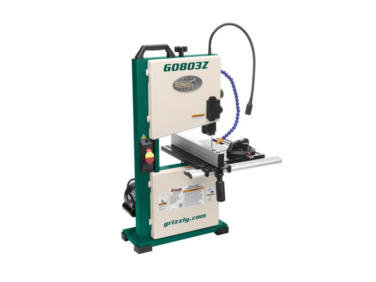 Grizzly Industrial 9" Benchtop Bandsaw with Laser Guide and Quick Release