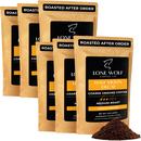 Lone Wolf Coffee - Half Moon Decaf - Medium Roast - Low Acid - 6 Bags Coarse Ground Single Origin Organic Coffee