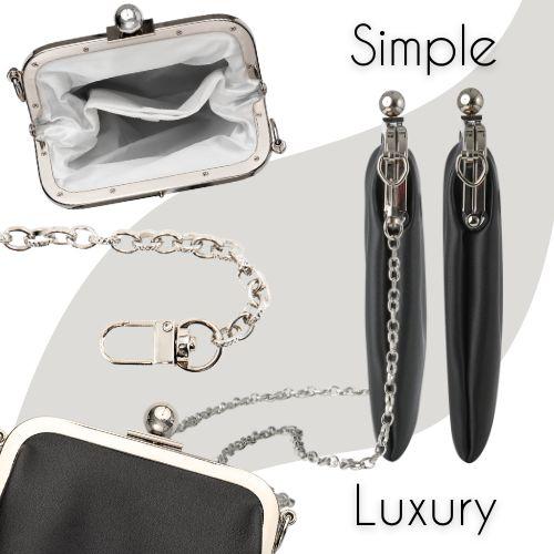 Sunglass Case - Soft Double Eyeglass & Phone Purse for Women with Crossbody Chain