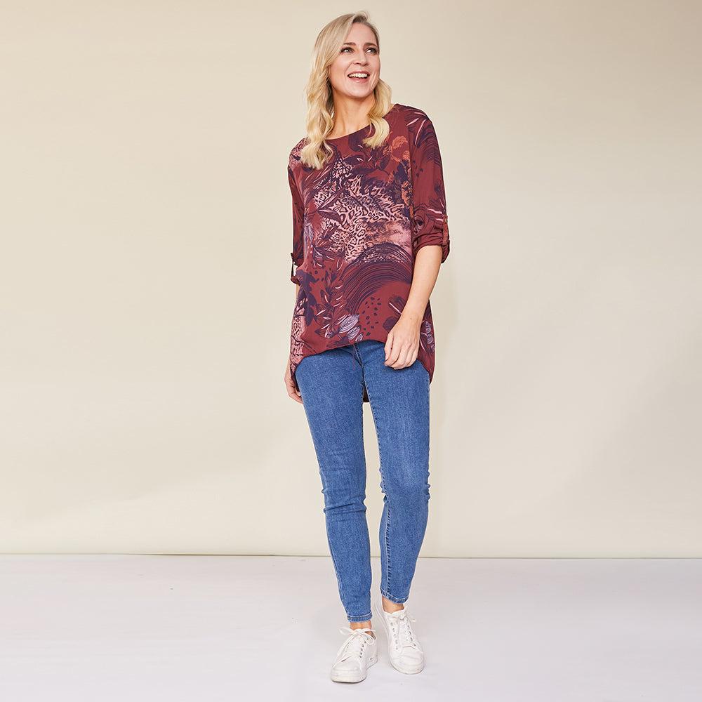 Eli Top (Burgundy)