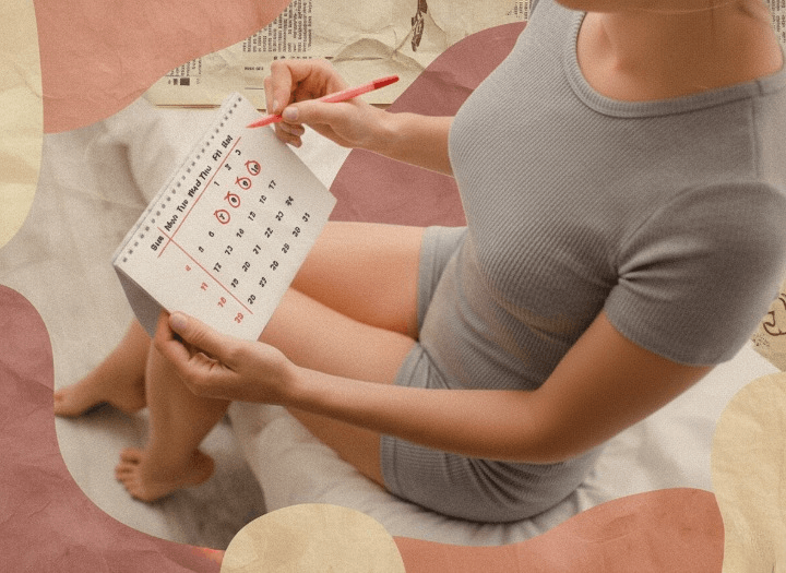 Calendrier pour cycle menstruel irrégulier