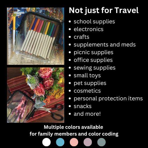 Clear Quart Size TSA Bag - TSA Approved for Your 3-1-1 Travel Liquids