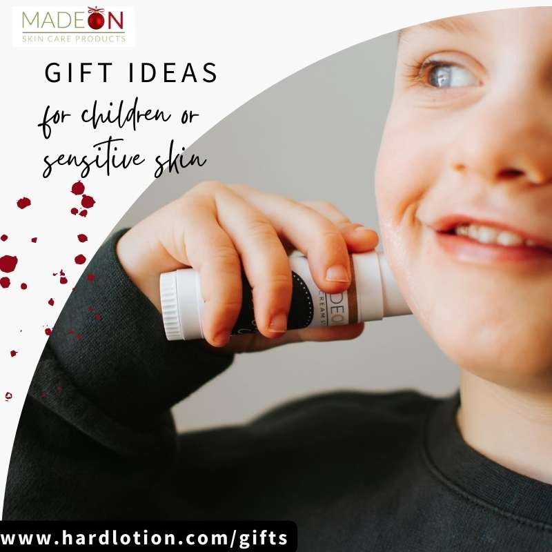 gift ideas for children or sensitive skin by MadeOn