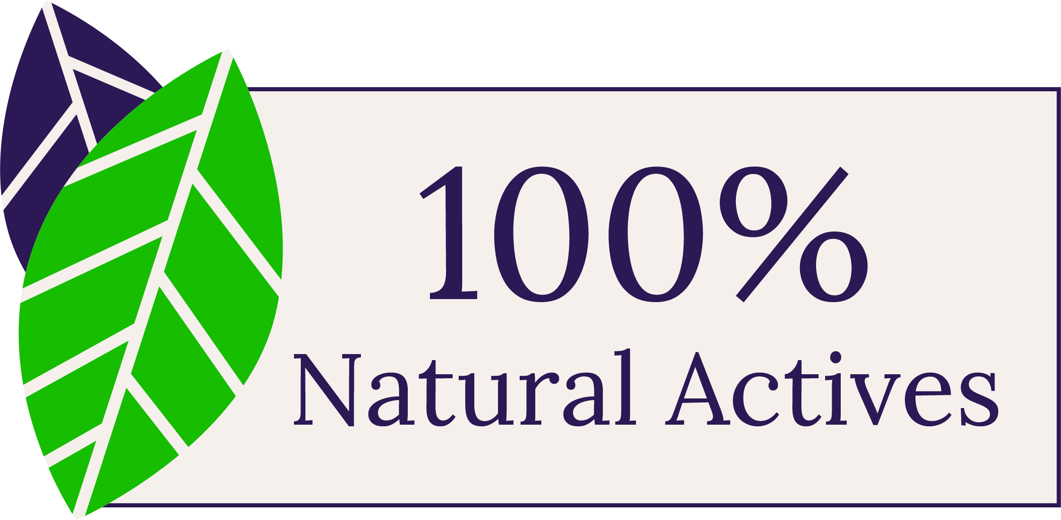 100% Natural Actives