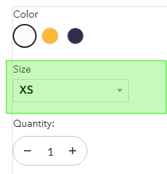 Select Size