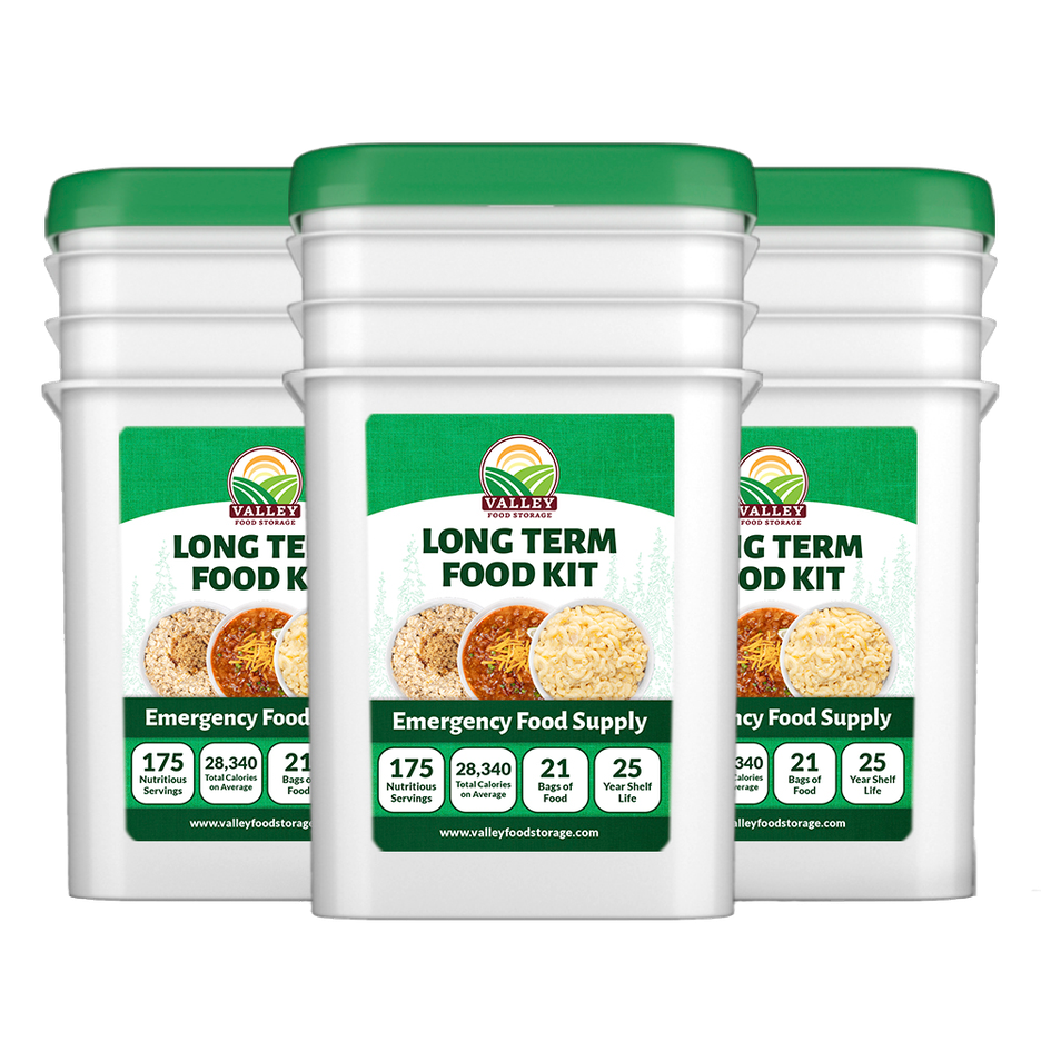 525 Serving Long Term Food Kit Default Title Valley Food Storage