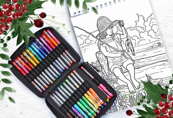 COLORIT 96 GEL PEN COMBINATION PACK 