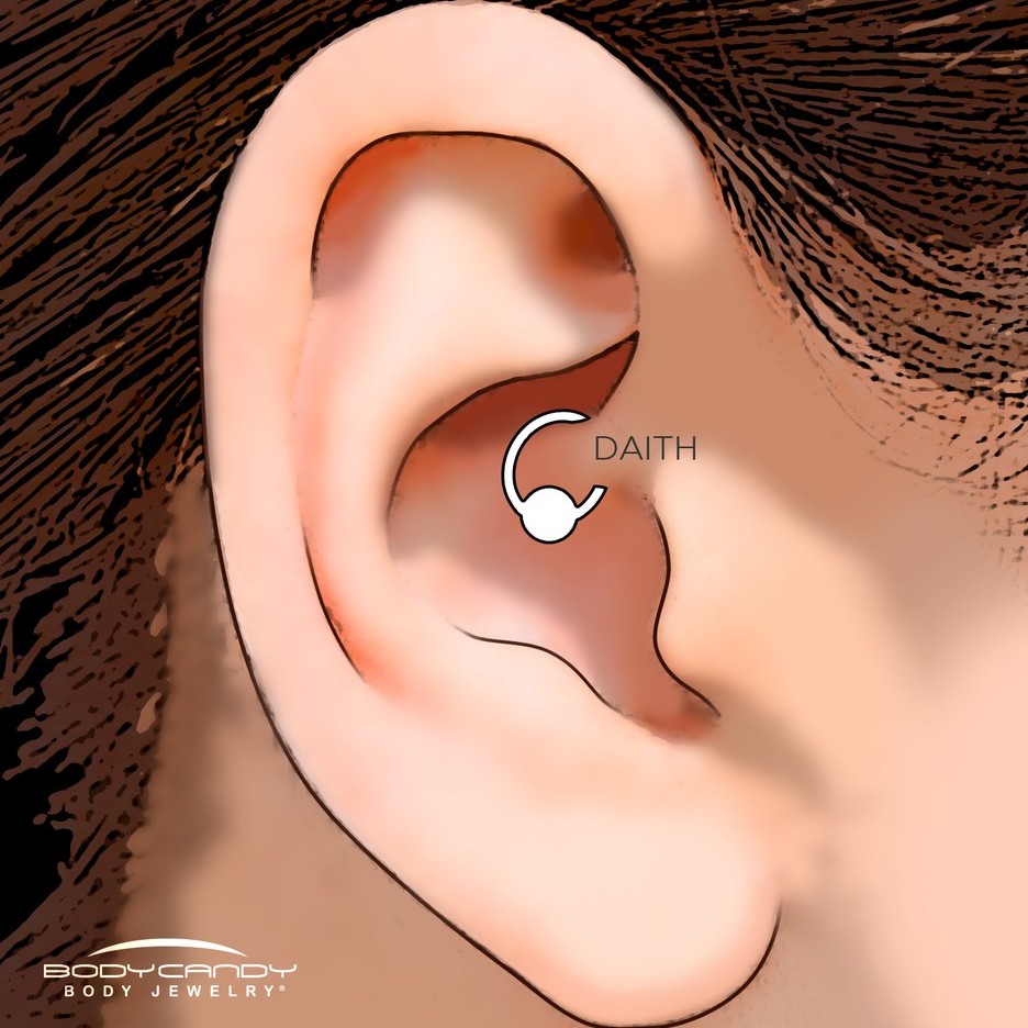 LOIS Opal Septum Clicker Heart Septum Ring Silver Daith Piercing Cartilage Hoop 