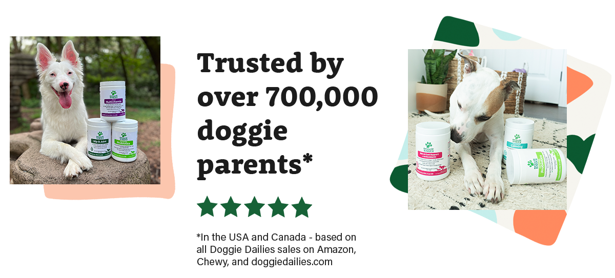 Trusted by over 700,000 doggie parents